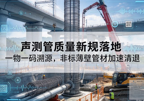 榆次声测管质量新规落地，一物一码溯源，非标薄壁管材加速清退